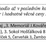Memoriál Jana Kováře 1976-Hošťálková (z archivu S. Juříčka)
